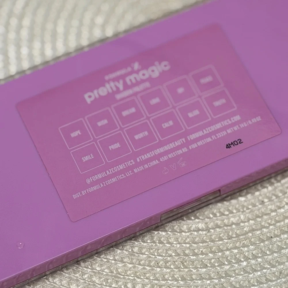 Formula Z Cosmetics Pretty Magic Eyeshadow Palette 12 Shades Neutrals Shimmer